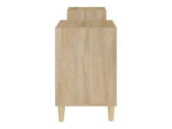 Grylis Mueble para TV madera contrachapada roble Sonoma 160x35x55 cm