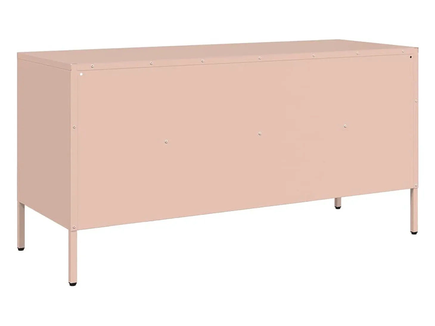 Gryln Mueble para TV acero rosa 100,5x39x50,5 cm