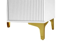 Guardarropa con perchero y banco zapatero - 60,5x35,2x180,5 cm - Tablero de partículas - Blanco