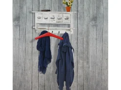Guardarropa MCW-C49, aspecto shabby, blanco