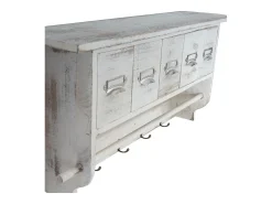 Guardarropa MCW-C49, aspecto shabby, blanco