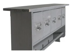 Guardarropa MCW-C49, aspecto shabby, gris