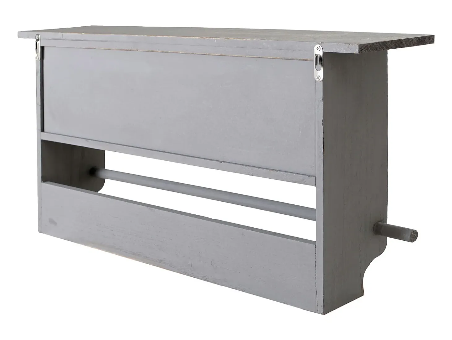 Guardarropa MCW-C49, aspecto shabby, gris