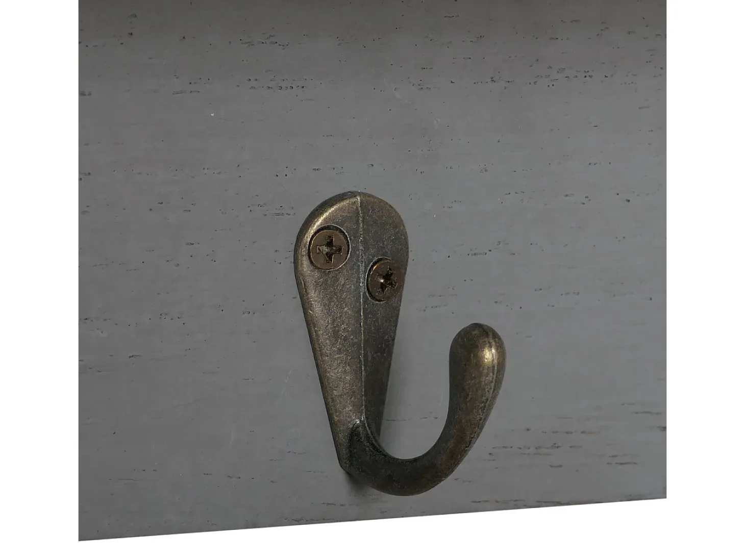 Guardarropa MCW-C49, aspecto shabby, gris