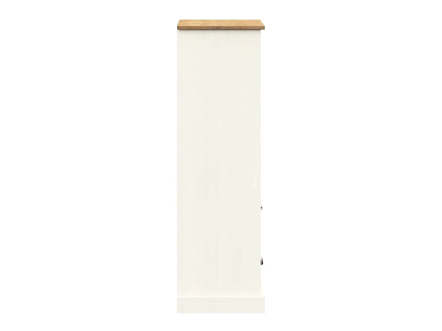 Gudvord Librería VIGO madera maciza de pino blanco 60x35x114,5 cm
