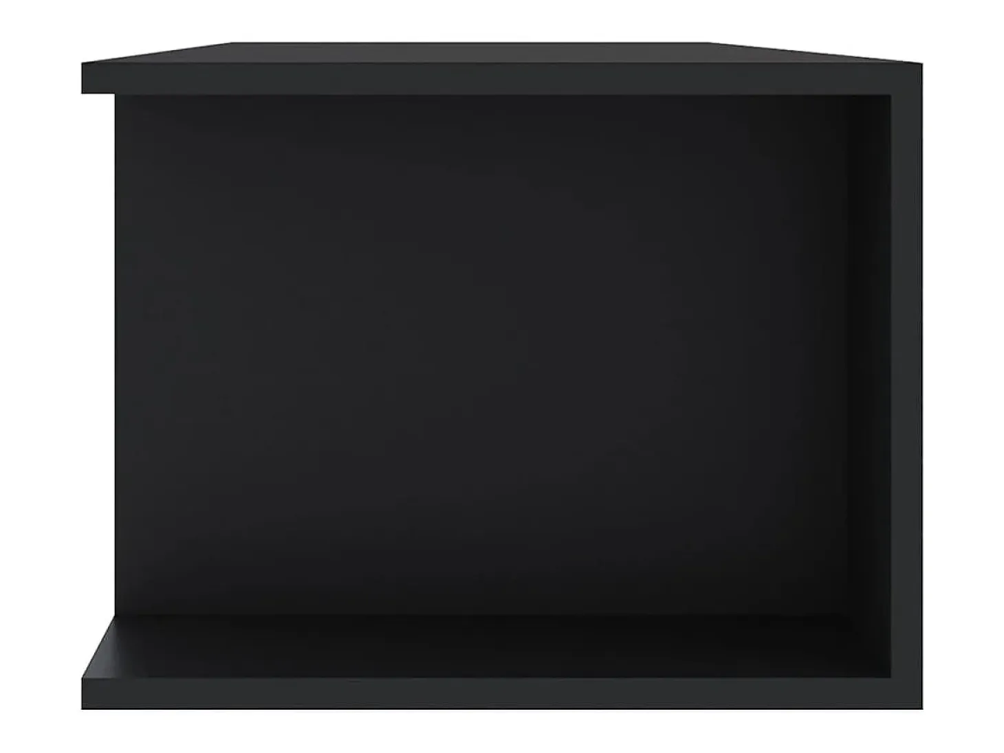Henryetta Mueble de TV con luces LED negro 135x39x30 cm