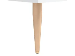 Hermanni Mueble para TV madera de ingeniería blanco 150x30x50 cm