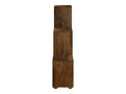 Hilde Estantería forma de escalera madera contrachapada roble ahumado