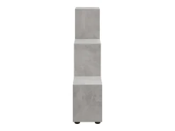 Hilde Estantería forma de escalera madera contrachapada gris hormigón