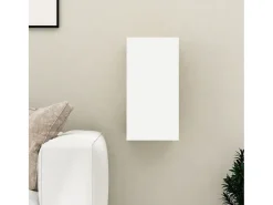 Hoeselt Mueble para TV de madera contrachapada blanco 30,5x30x60 cm