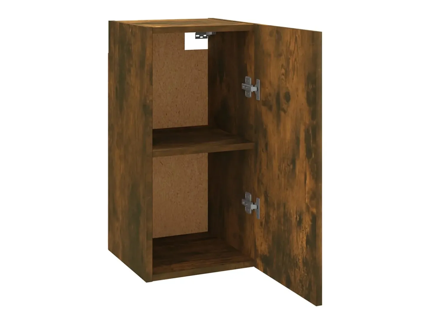 Hoeselt Mueble para TV madera contrachapada roble ahumado 30,5x30x60 cm