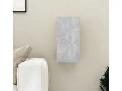 Hoeselt Mueble para TV madera contrachapada gris hormigón 30,5x30x60 cm