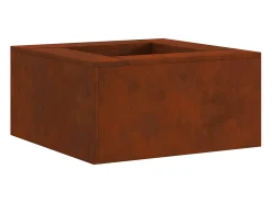 Hoguera Marrón 80 x 80 x 40 cm Acero autopatinable