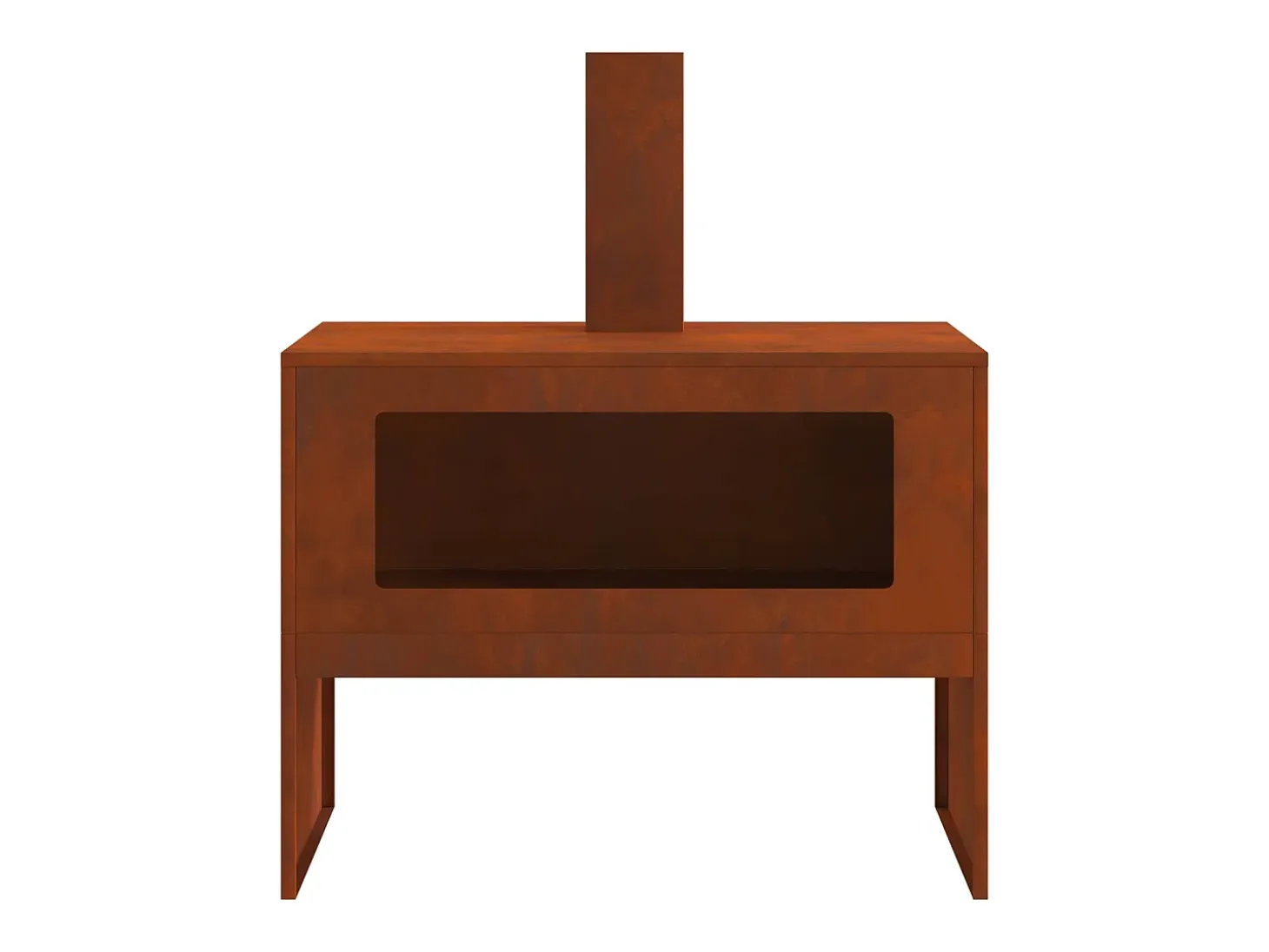Hoguera Marrón 80 x 50 x 96 cm Acero autopatinable