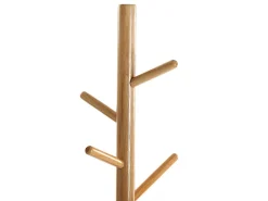 Holstebro Perchero de Pie de Estilo Minimalista, Blanco, 180x28x28cm