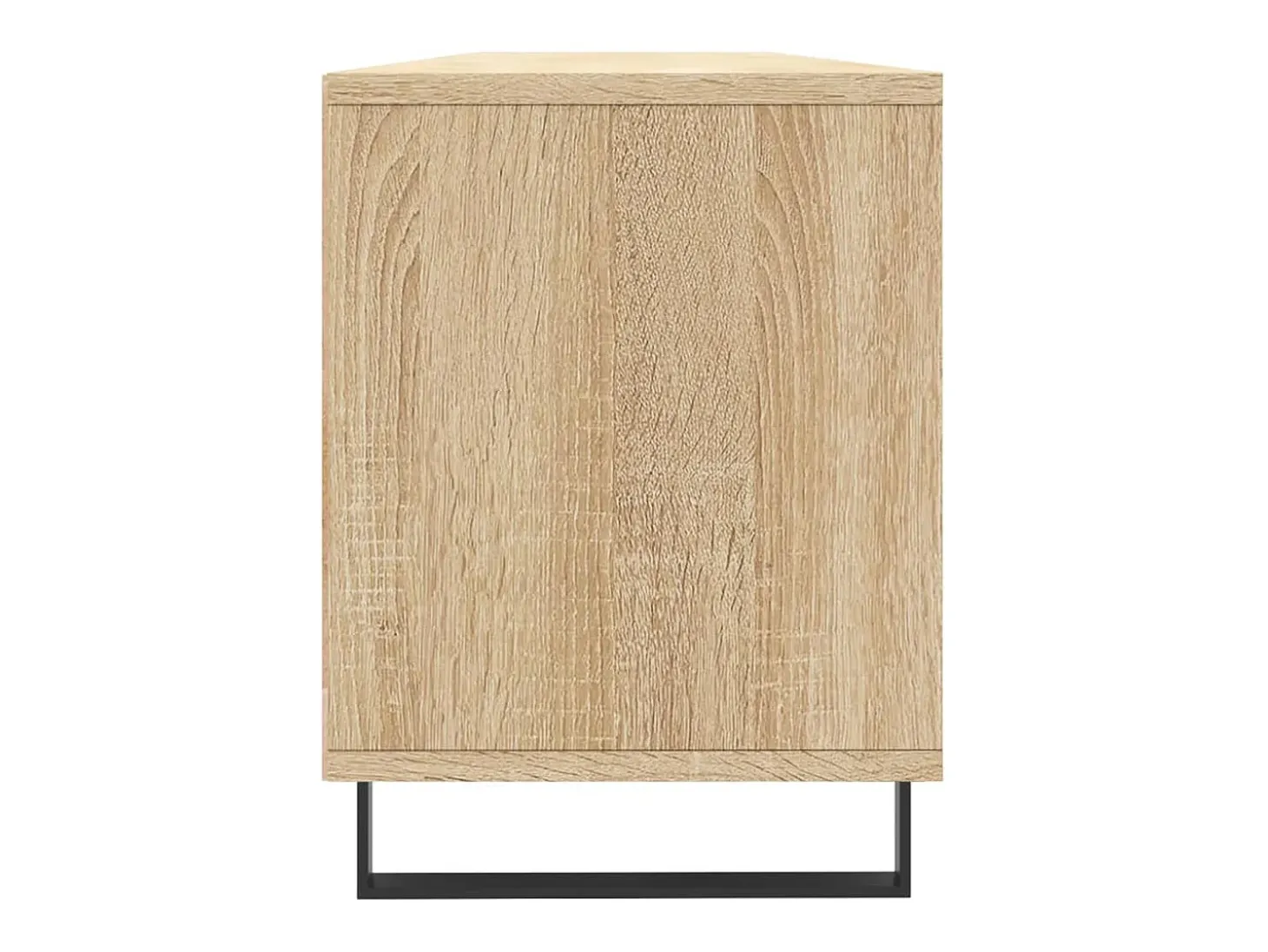 Hørning Mueble de TV madera contrachapada roble Sonoma 150x30x44,5 cm
