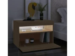 Ilion Mueble de TV con luces LED roble Sonoma 60x35x40 cm