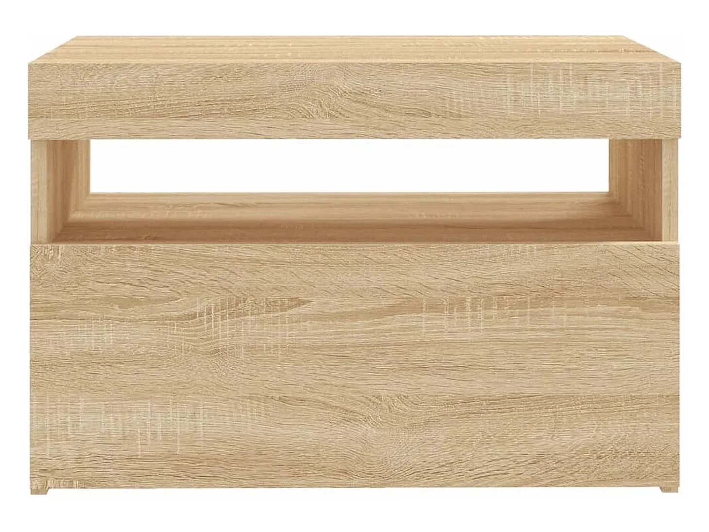 Ilion Mueble de TV con luces LED roble Sonoma 60x35x40 cm