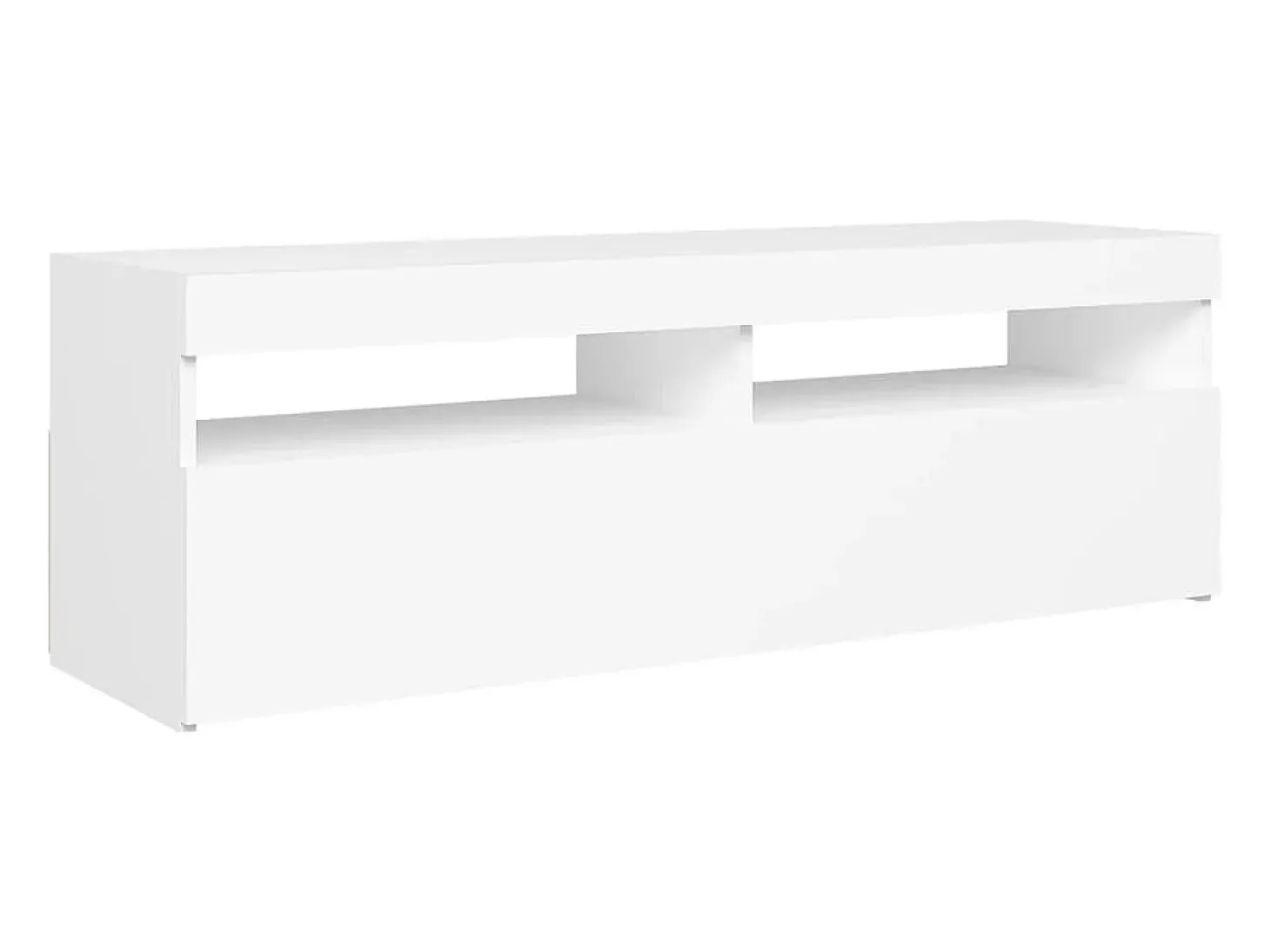 Ilion Mueble para TV con luces LED blanco 120x35x40 cm