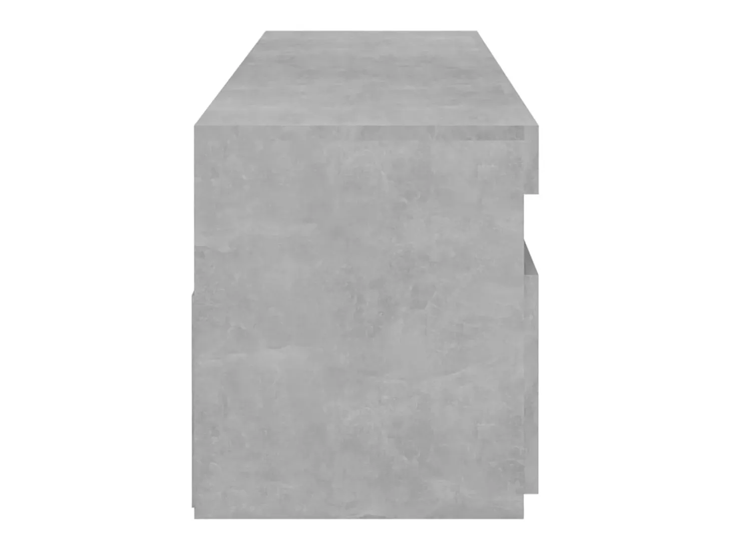 Ilion Muebles de TV con luces LED 2 unidades gris hormigón 75x35x40cm