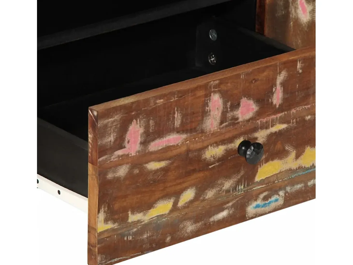 Invar Mueble TV madera reciclada y madera contrachapada 105x33,5x46cm