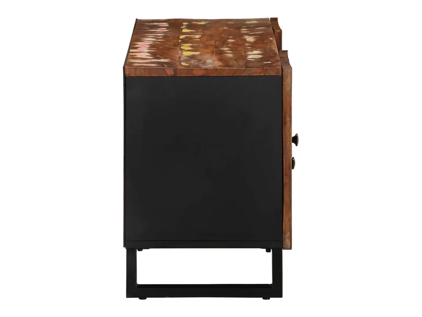Invar Mueble TV madera reciclada y madera contrachapada 105x33,5x46cm