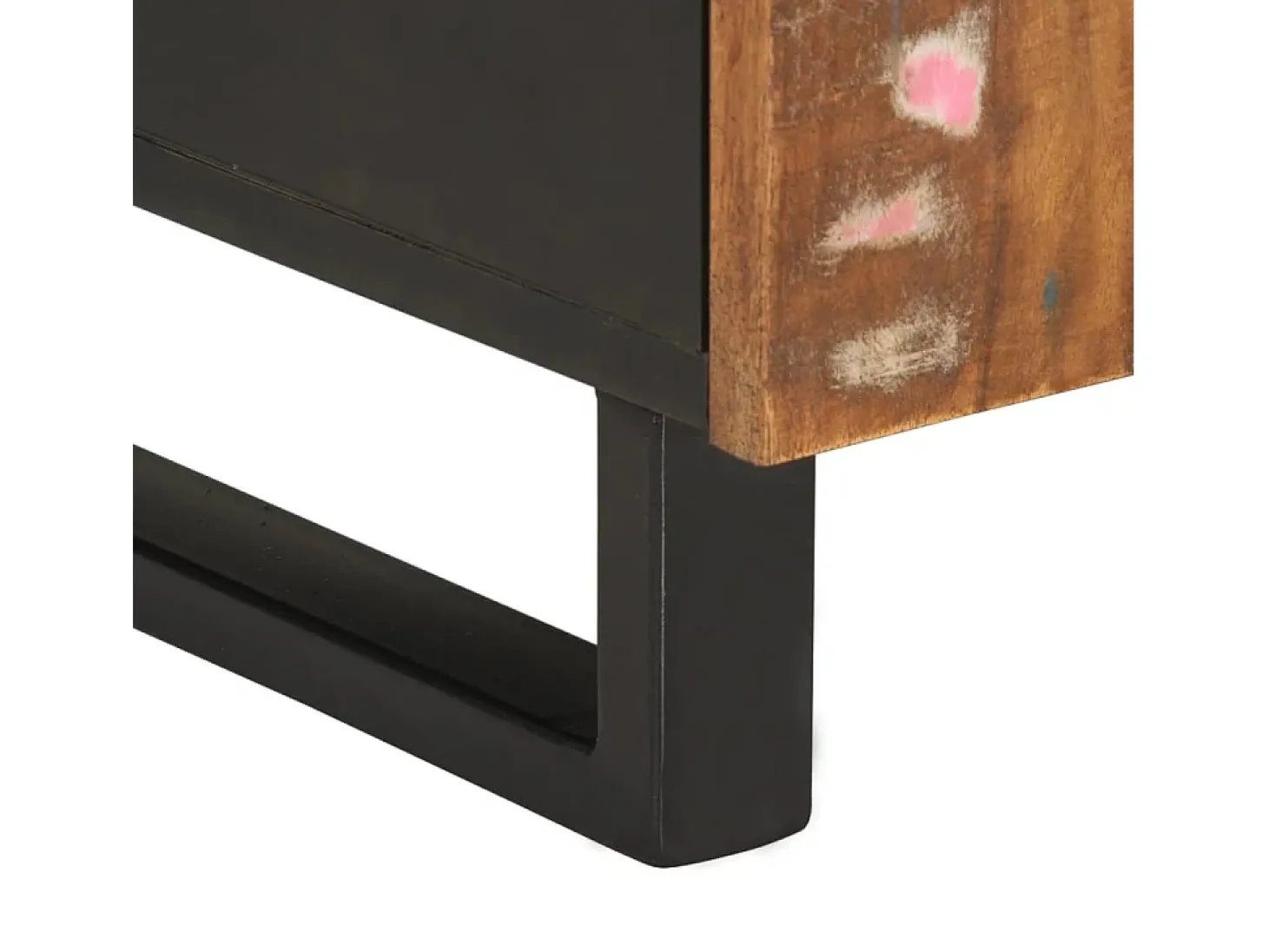 Invar Mueble TV madera reciclada y madera contrachapada 105x33,5x46cm