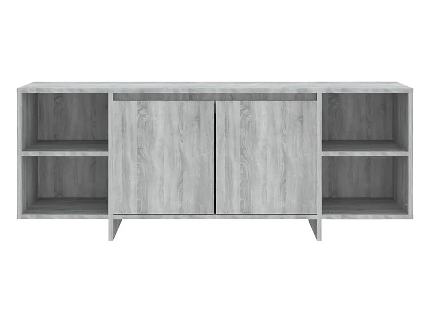 Isolde Mueble de TV madera de ingeniería gris Sonoma 130x35x50 cm