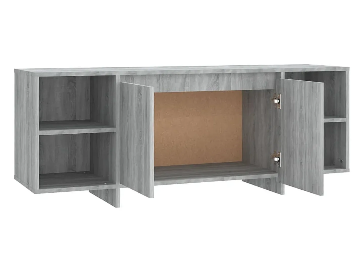 Isolde Mueble de TV madera de ingeniería gris Sonoma 130x35x50 cm