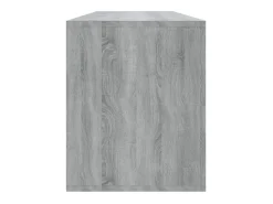 Isolde Mueble de TV madera de ingeniería gris Sonoma 130x35x50 cm