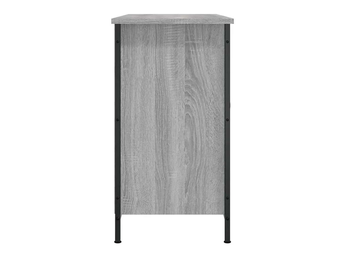 Jacques-Alain Mueble de TV madera de ingeniería gris Sonoma 100x35x65 cm