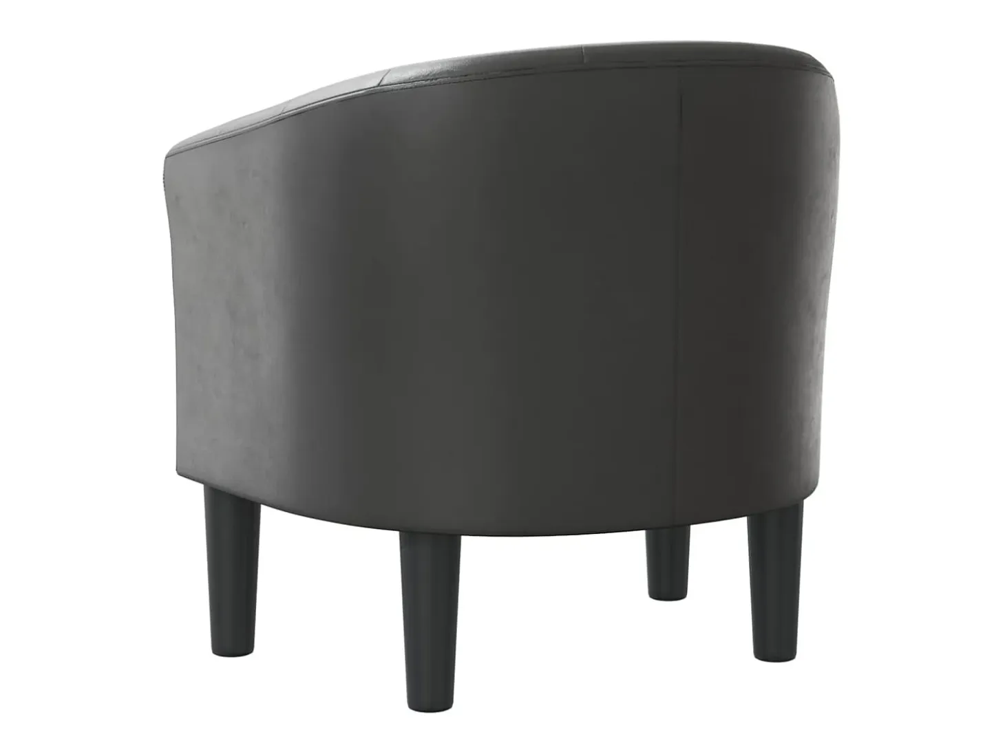 Jalkar Sillón cuero sintético gris