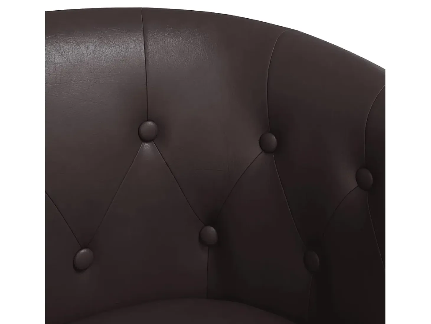 Jalkar Sillón cuero sintético marrón