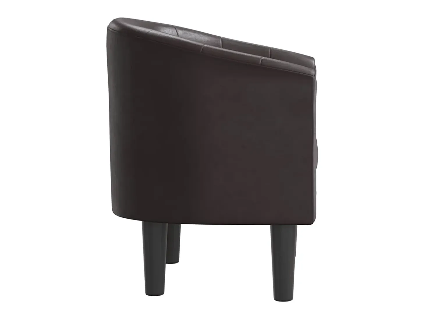 Jalkar Sillón cuero sintético marrón