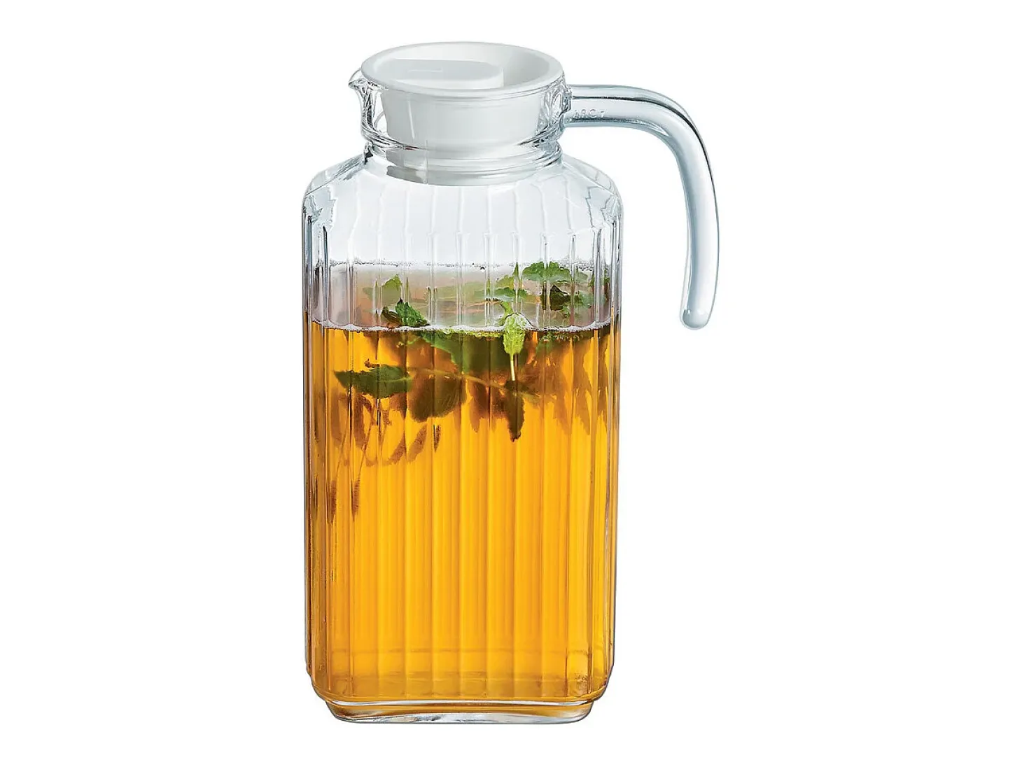 Jarra de agua Quadro Luminarc con tapa 1,7L vidrio