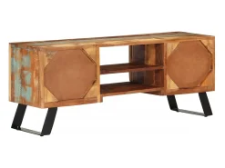 Jean-Paul-Alexis Mueble de TV madera maciza reciclada 112x30x45 cm