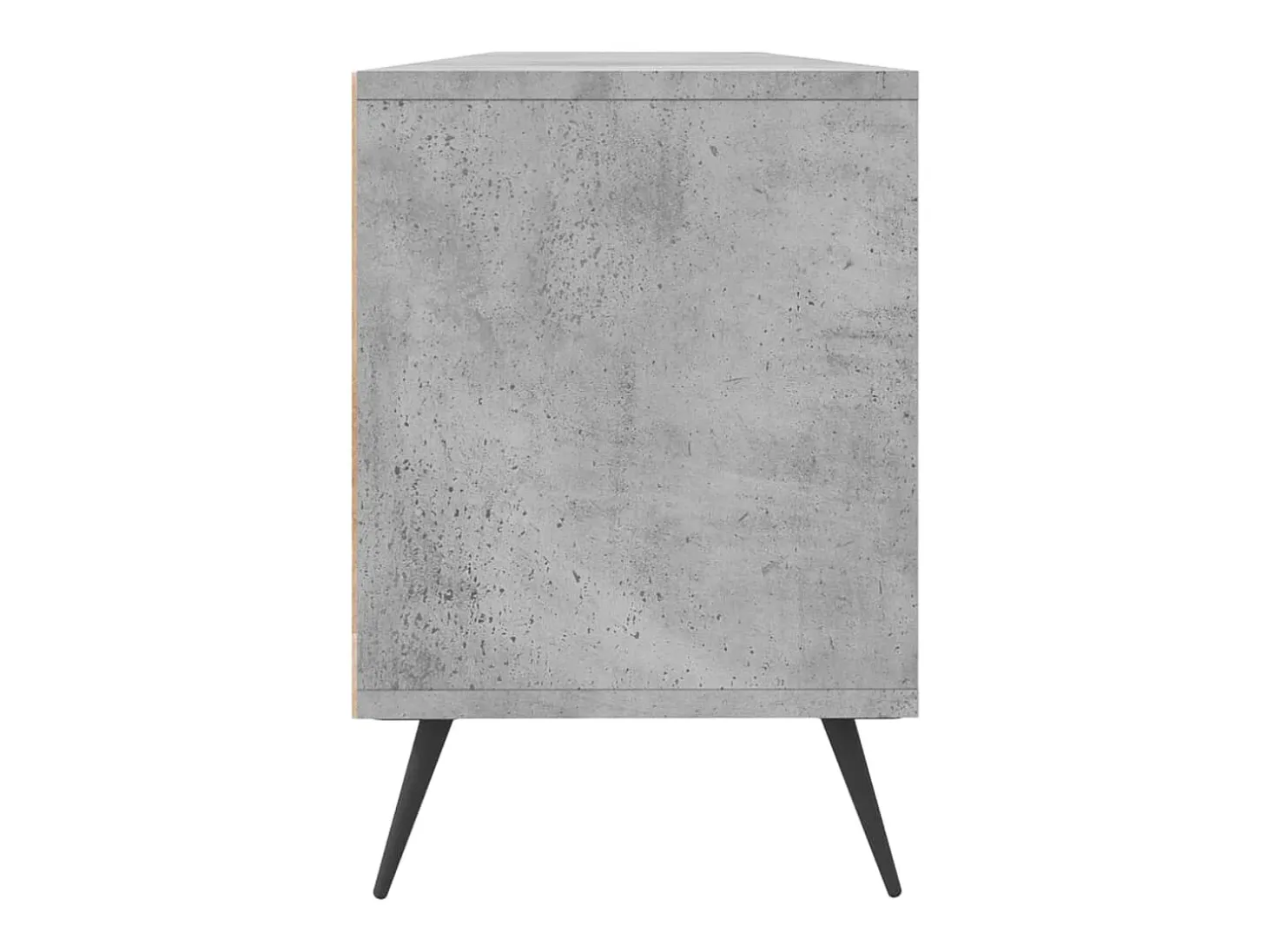 Joël Mueble de TV madera contrachapada gris hormigón 150x30x44,5 cm