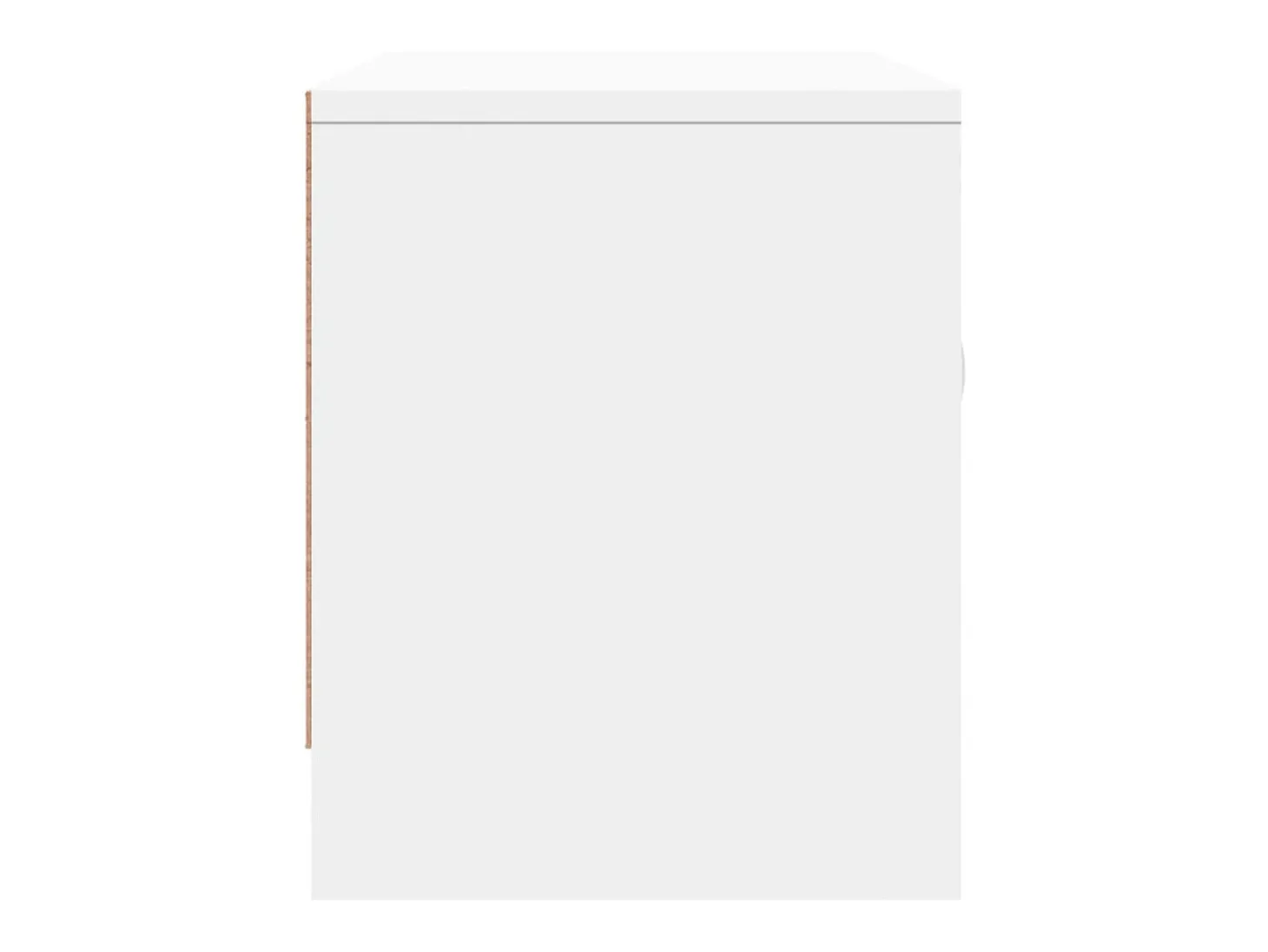 Jonah Mueble de TV madera de ingeniería blanco 102x30x37,5 cm
