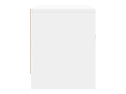 Jonah Mueble de TV madera de ingeniería blanco 102x30x37,5 cm