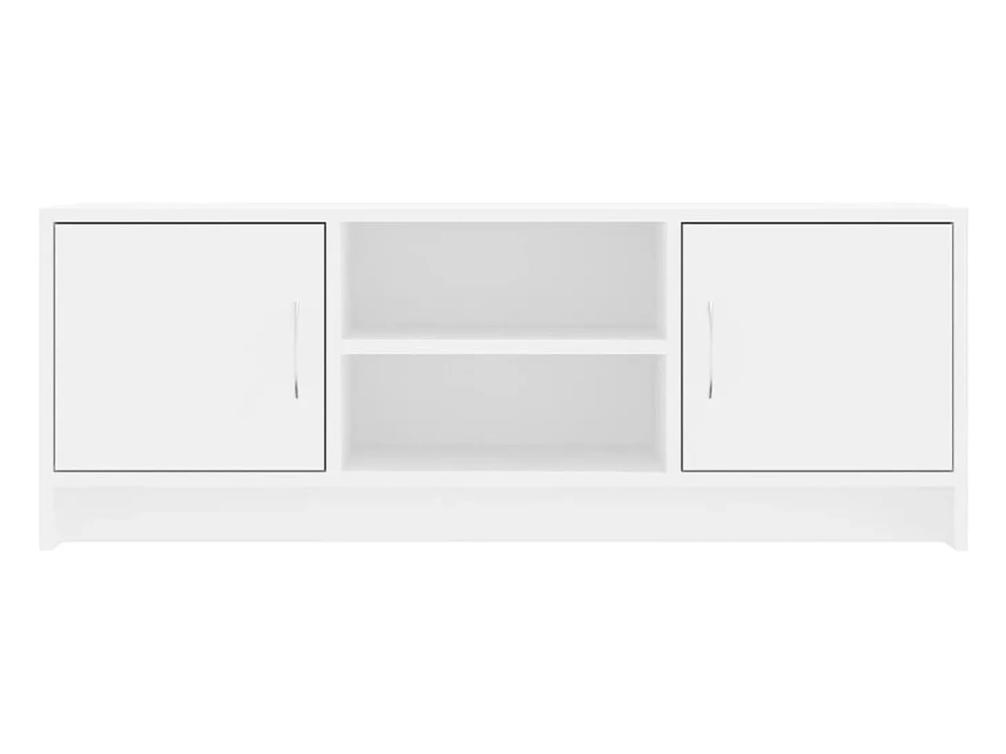 Jonah Mueble de TV madera de ingeniería blanco 102x30x37,5 cm