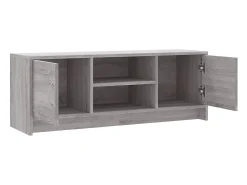 Jonah Mueble para TV madera de ingeniería gris Sonoma 102x30x37,5 cm