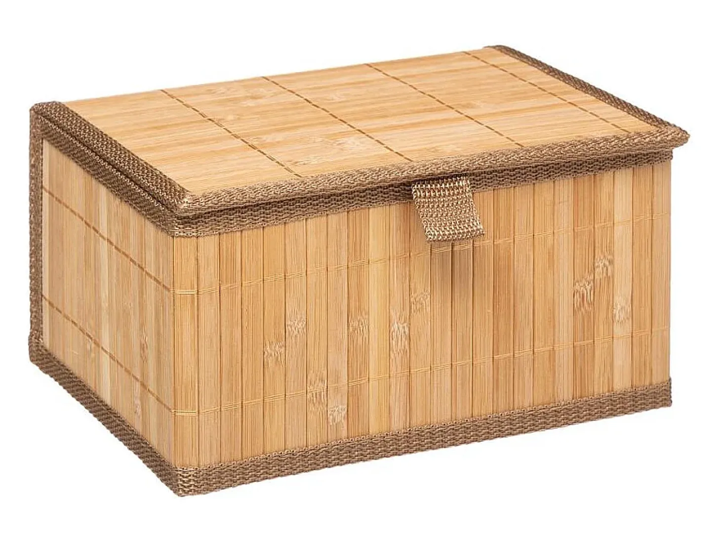 Juego de 3 cajas de almacenamiento de bambú