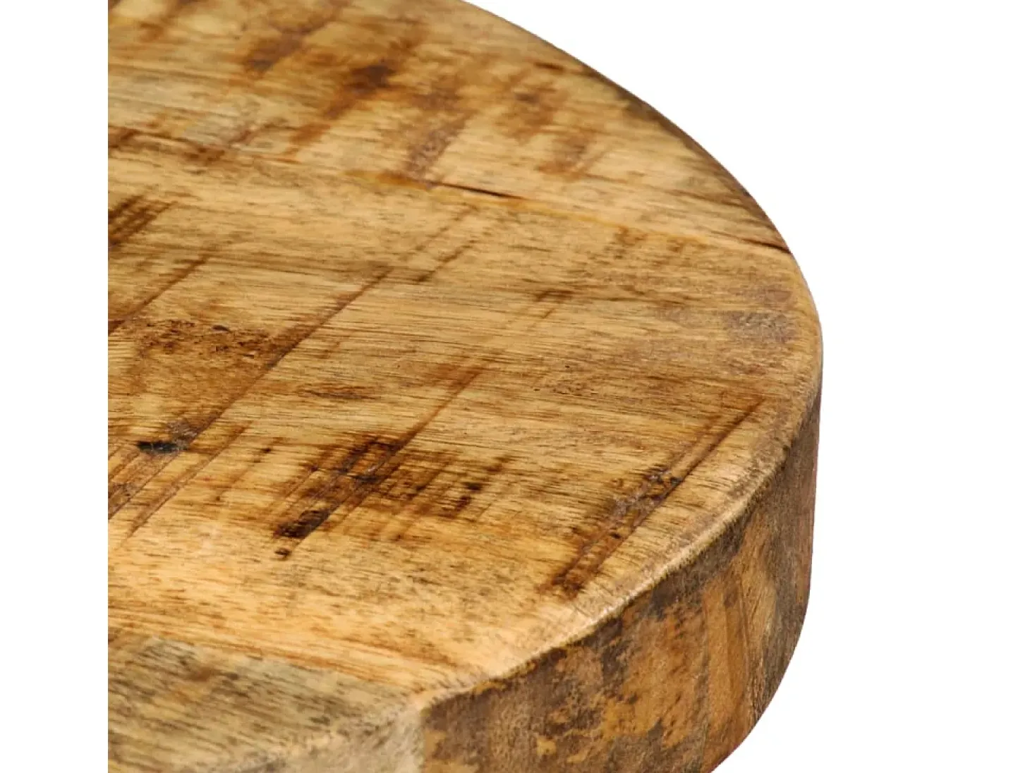 Juego de 4 sillas de bar de madera maciza de mango