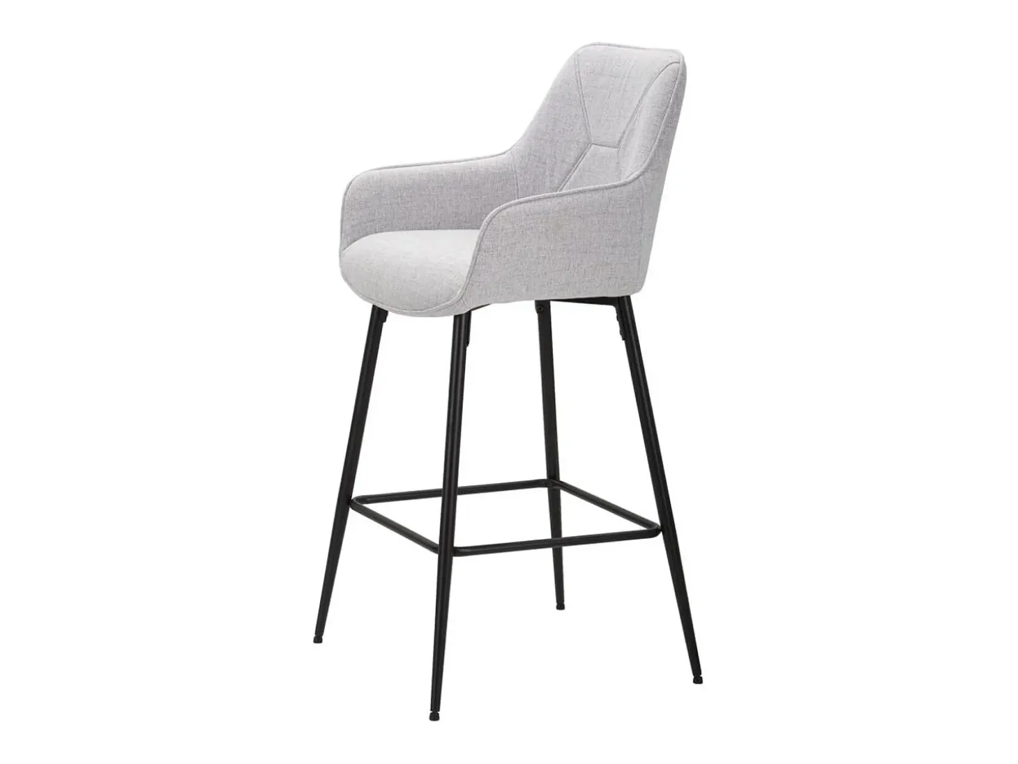 Juego de 2 Taburetes Altos VKH434, Gris, 55x55x109 cm, Kendra Home