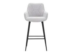 Juego de 2 Taburetes Altos VKH434, Gris, 55x55x109 cm, Kendra Home