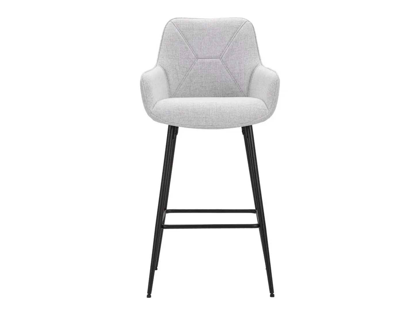 Juego de 2 Taburetes Altos VKH434, Gris, 55x55x109 cm, Kendra Home