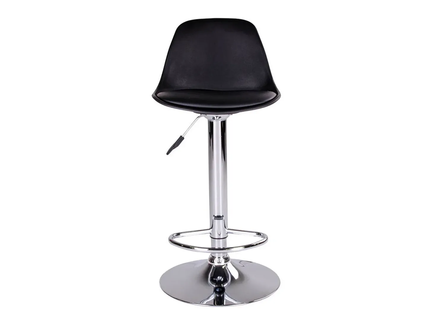 Juego de 2 Taburetes Altos Trondheim, Negro, 41x39x104 cm, Kendra Home