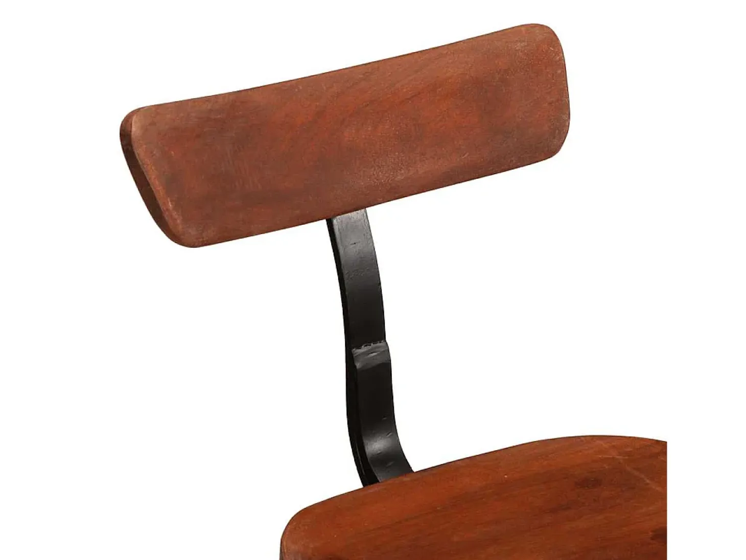 Juego de 2 taburetes de bar 49x43x88 cm madera maciza de mango