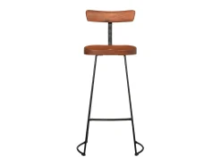 Juego de 2 taburetes de bar 49x43x103 cm madera maciza de mango