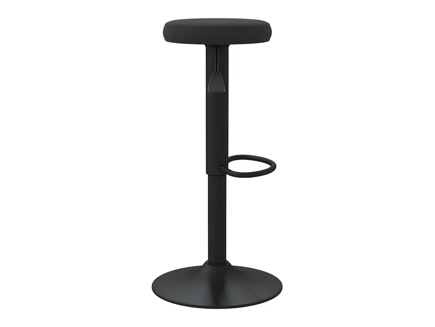 Juego de 2 Taburetes de cocina terciopelo negro ES39184
